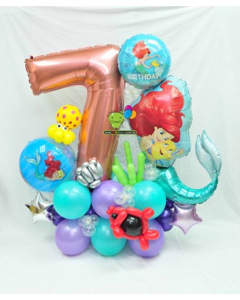 Happy 7th Birthday Ariel Design